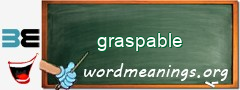 WordMeaning blackboard for graspable